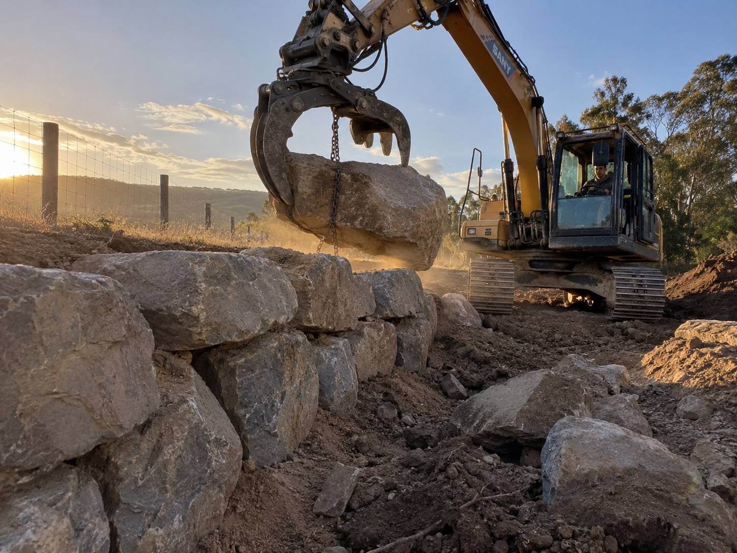 Finished retaining wall by Top Retaining Walls Christchurch in Sumner